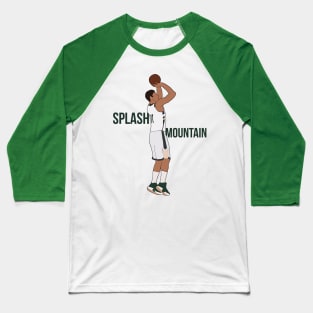 Brook Lopez 'Splash Mountain'- Milwaukee Bucks Baseball T-Shirt